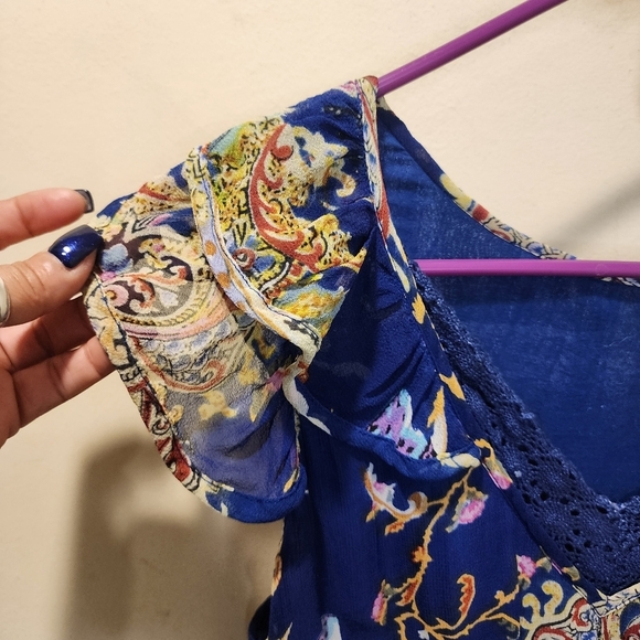 BILA Women's Spring Ruffled Sleeveless Maxi dress size M - Picture 9 of 10